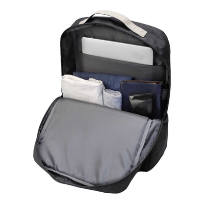 Pop Organizer by Santino Black Polyester Notebook Backpack