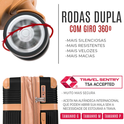 Kabri Rigid 360° Santino G Travel Suitcase - ABEV408G