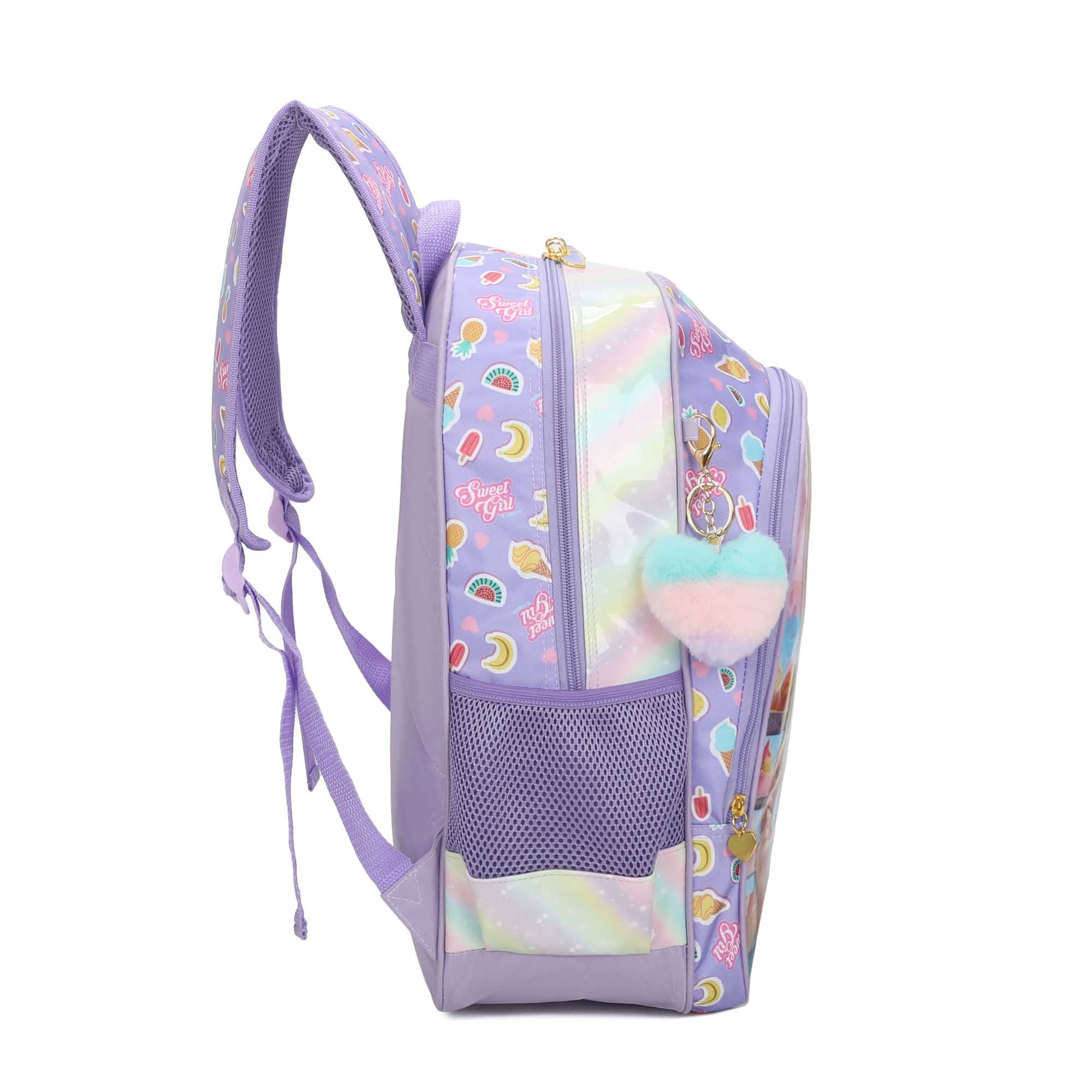 Sweet Girl Ice Cream by Santino Children's Backpack - SGM20U - Lílas