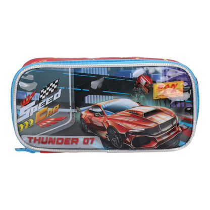 Speed ​​Car Tunning Race by Santino Polyester Kids Kit SCK11U Red