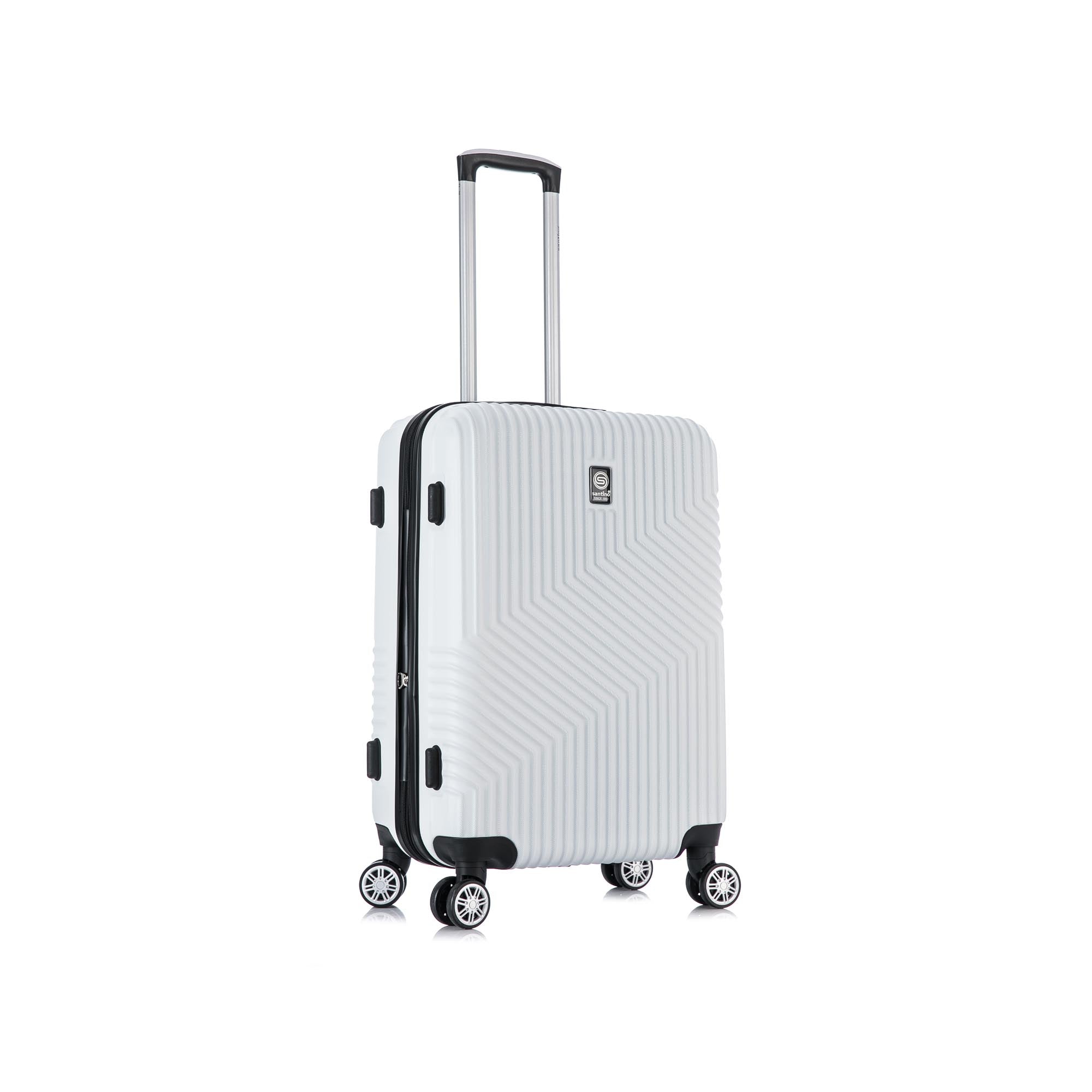 Santino Geometric 3-Piece Rigid 360° Luggage Set - SAV7003J