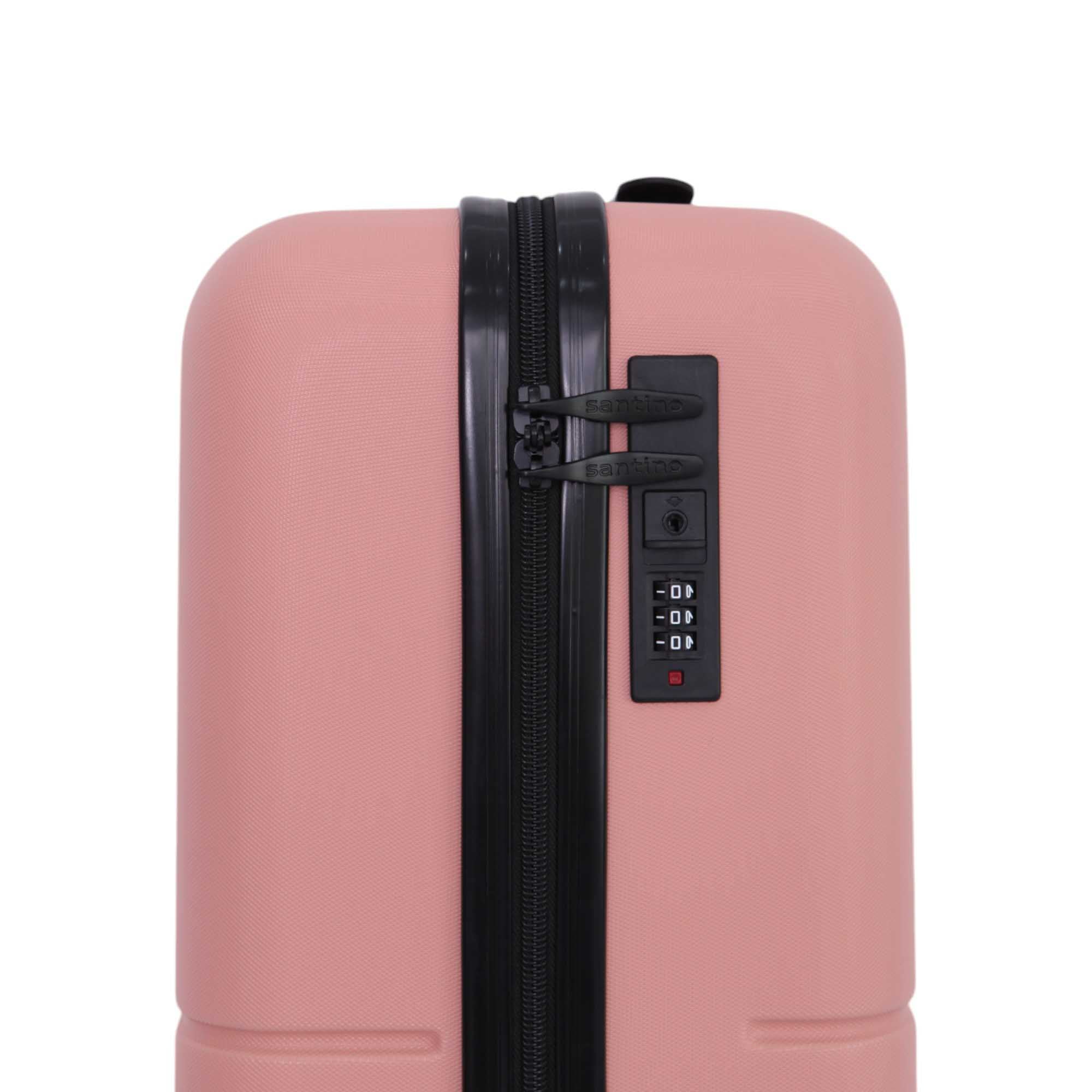 Zeus 3-Piece Rigid Suitcase Set Salmon SDV701J