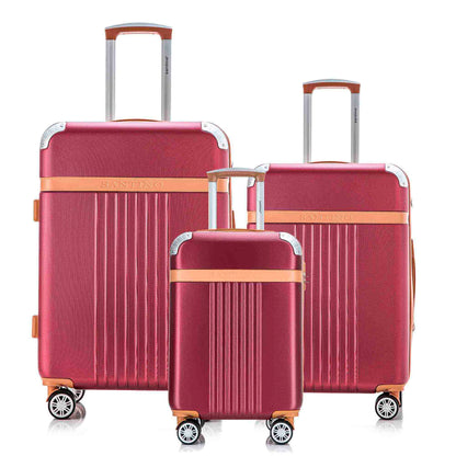 Santino Athena 3-Piece Rigid 360º Luggage Set - BGV182J