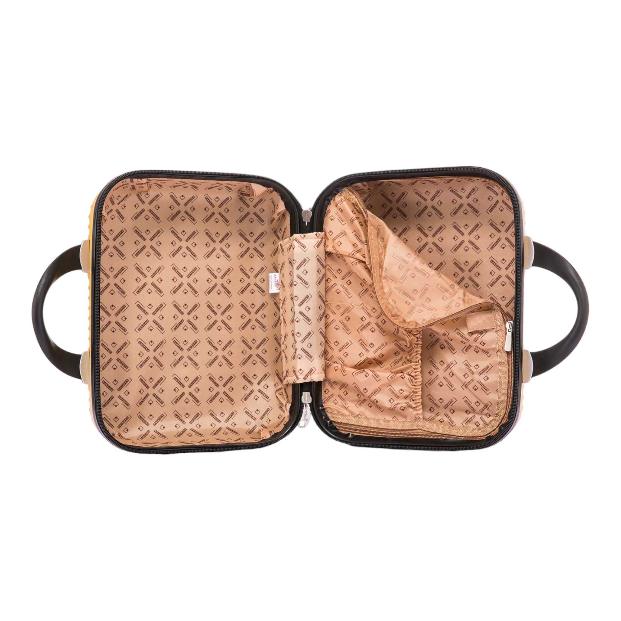 Santino M Geometric Rigid Toiletry Bag - ASAF7003M