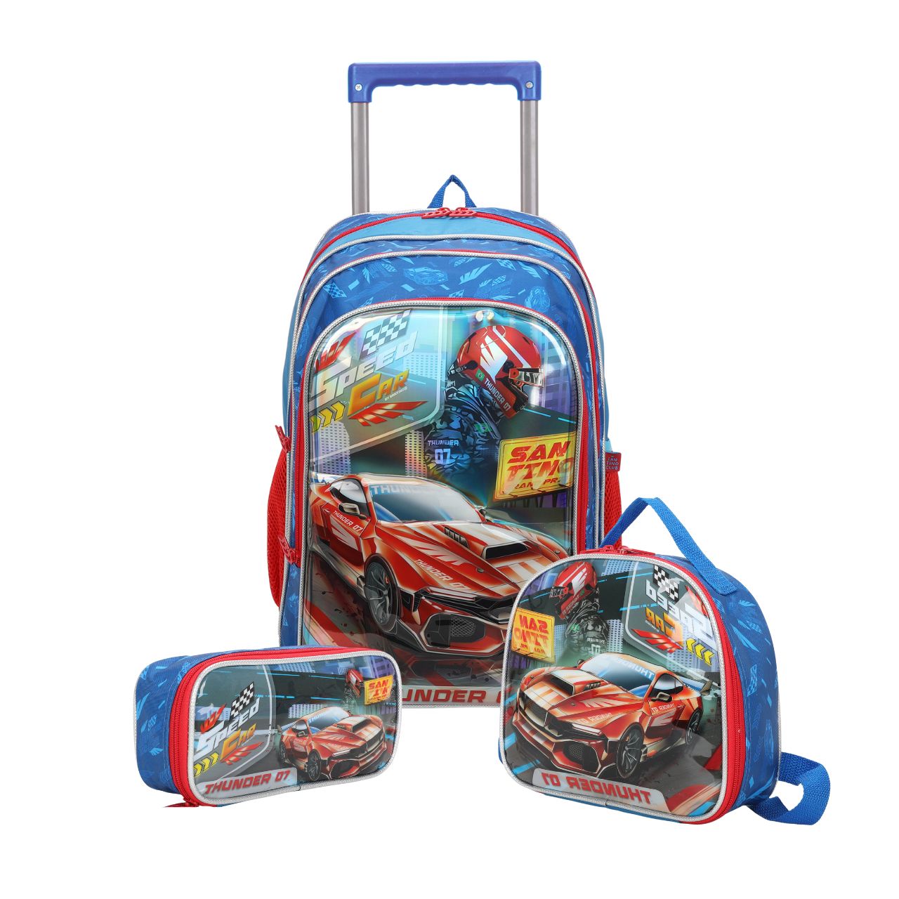 Speed ​​Car Backpack Kit by Santino Pol SCK11U Navy Blue