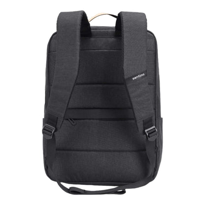 Pop Organizer by Santino Black Polyester Notebook Backpack