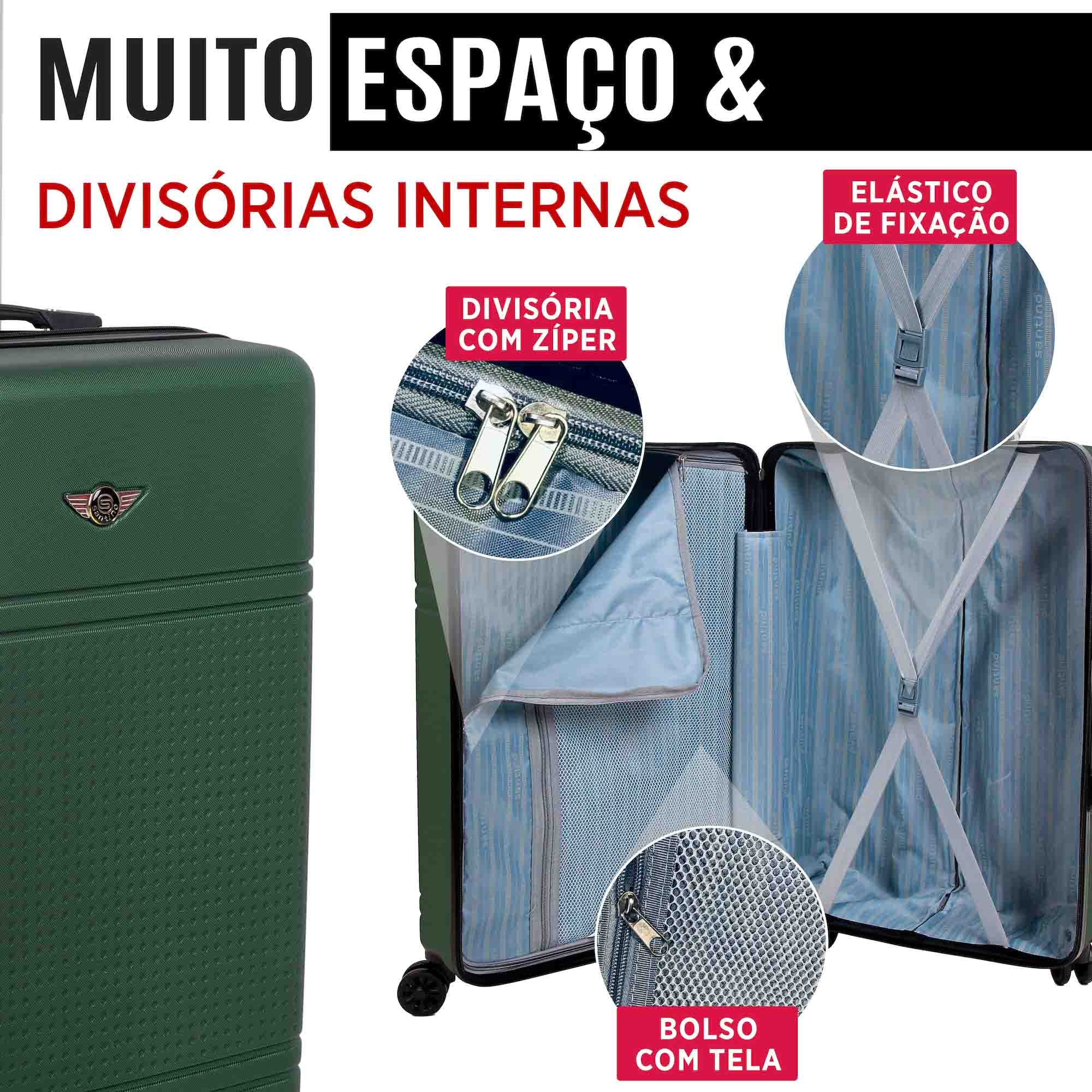 Santino 360° Rigid Holland Carry On Suitcase - AMZV202P