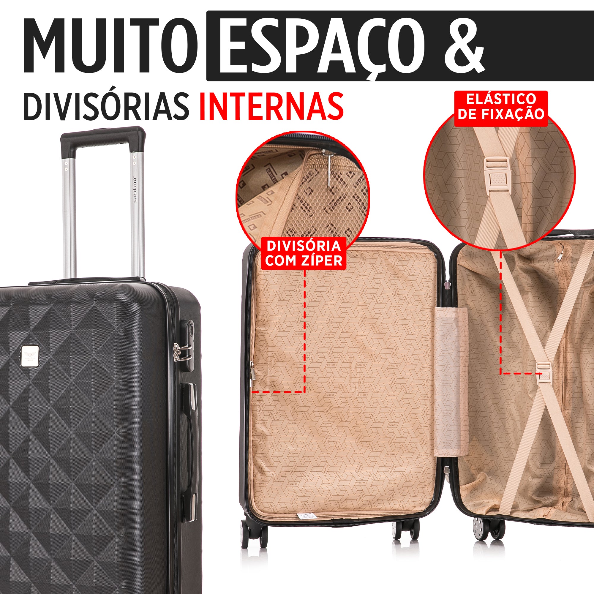 Madrid Rigid 360º Santino Carry-On Suitcase - ABEV501P