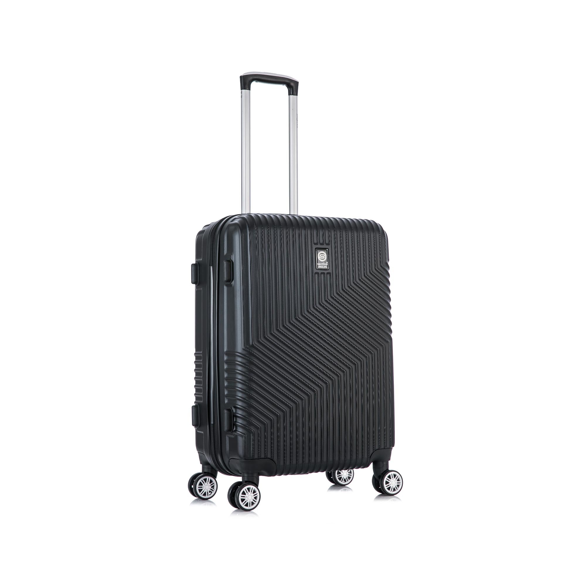 Santino Geometric 3-Piece Rigid 360° Luggage Set - SAV7003J