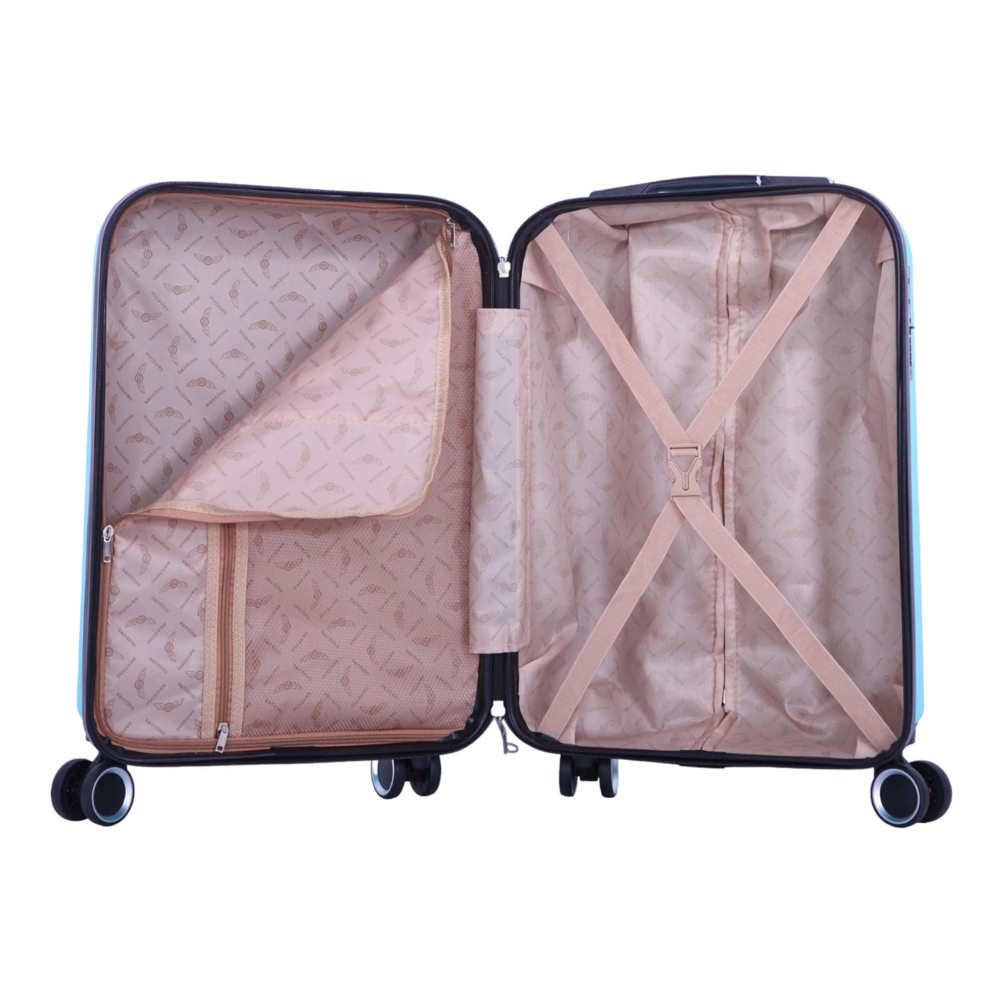 Pantheon 3-Piece Rigid Luggage Set Santino SDV502J