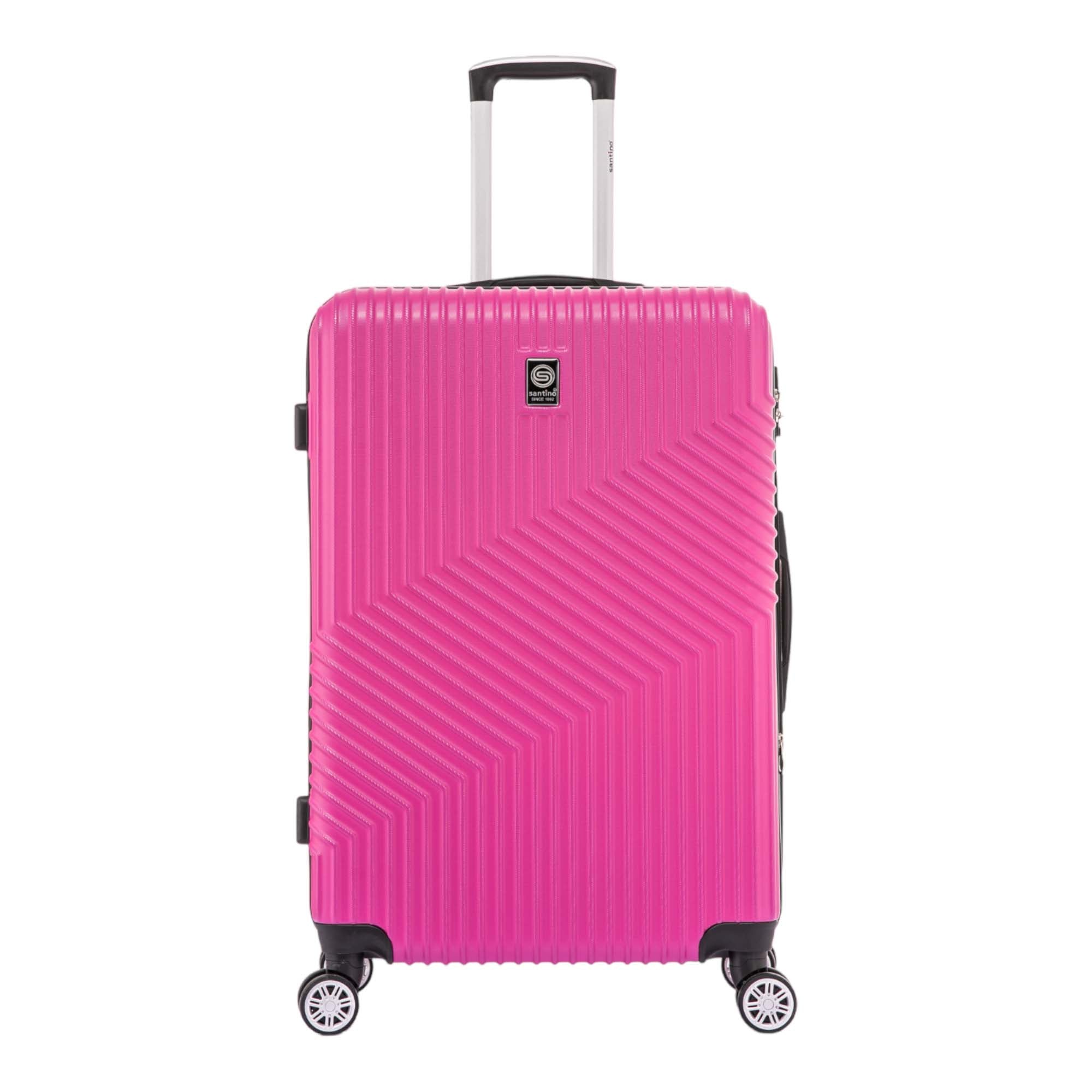 Santino Geometric Rigid 360° Travel Suitcase - ASAV7003G