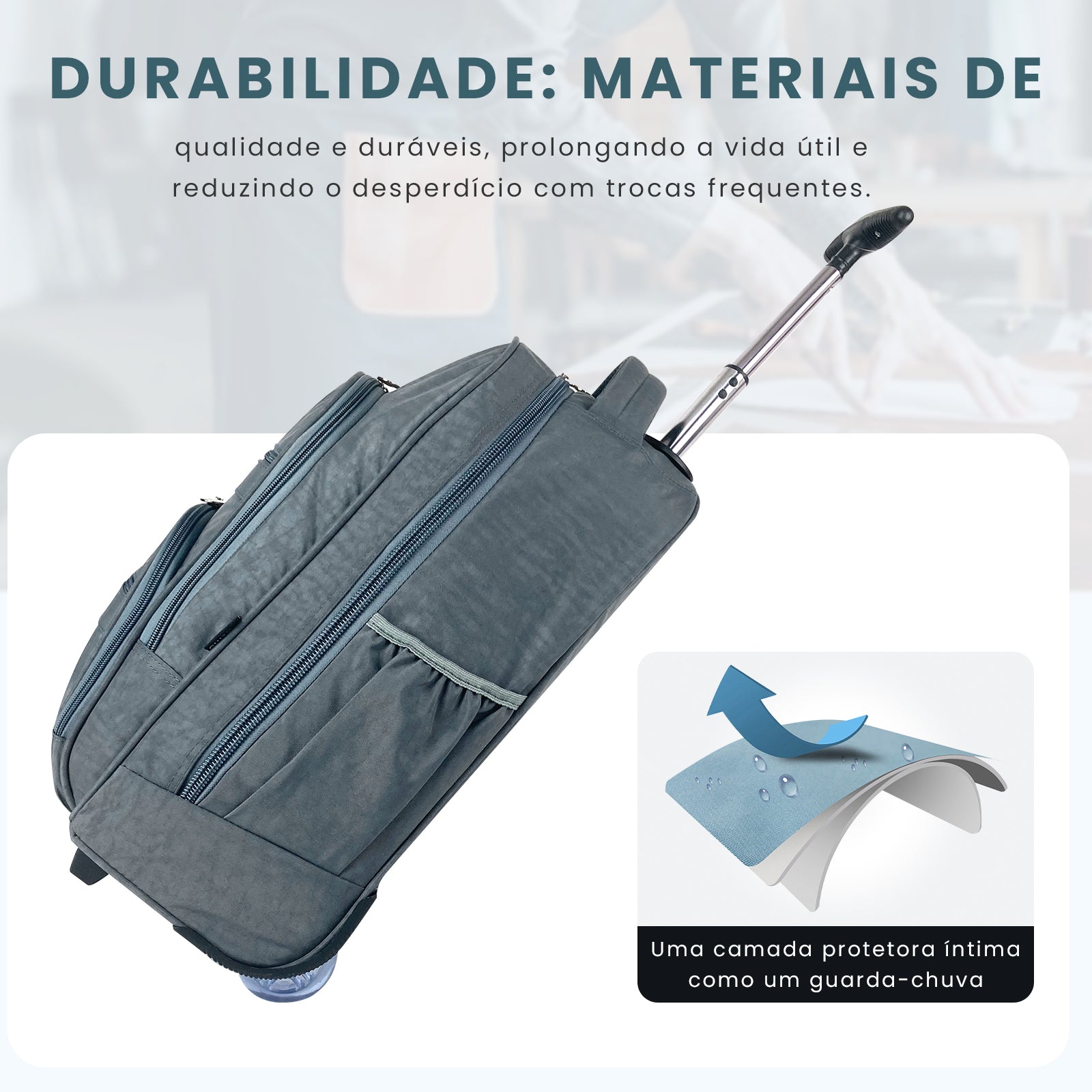 Corcovado Laptop Backpack with Wheels Santino SAC193U