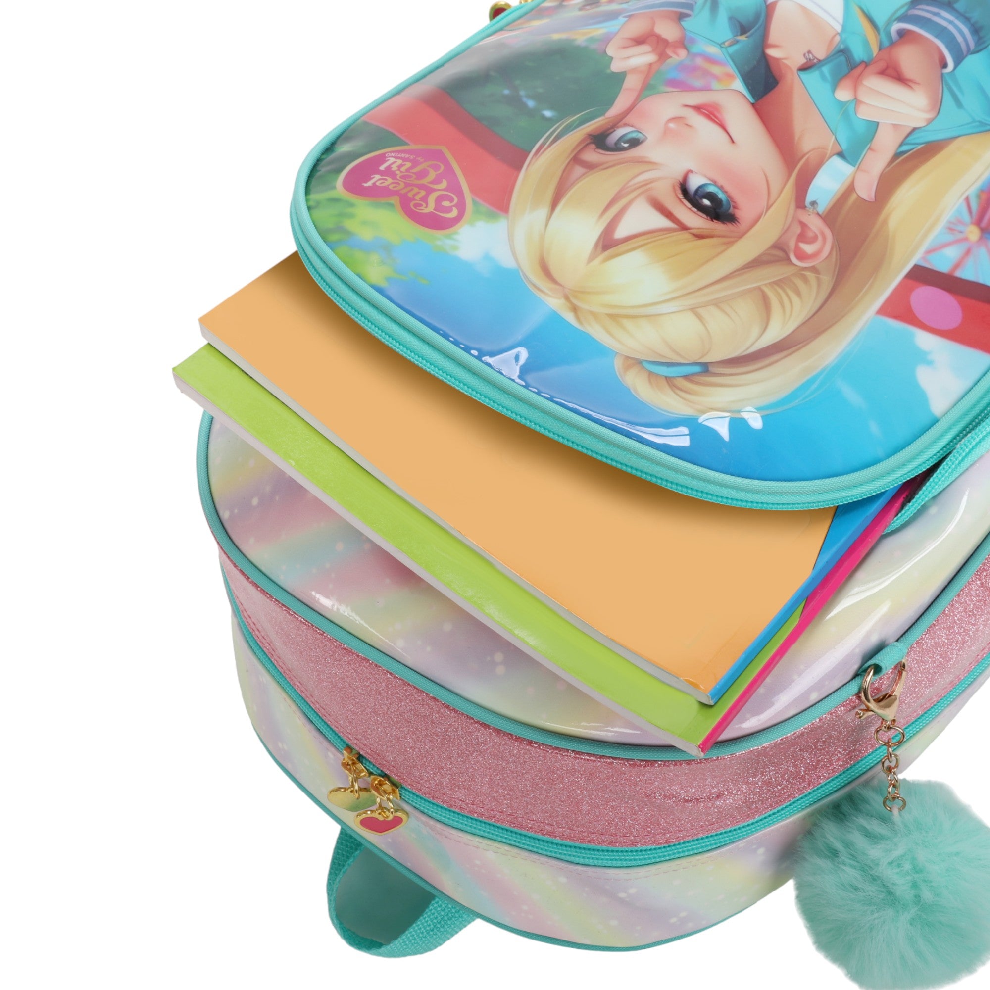 Sweet Girl Park by Santino Children's Backpack - SGM21U10 - Green