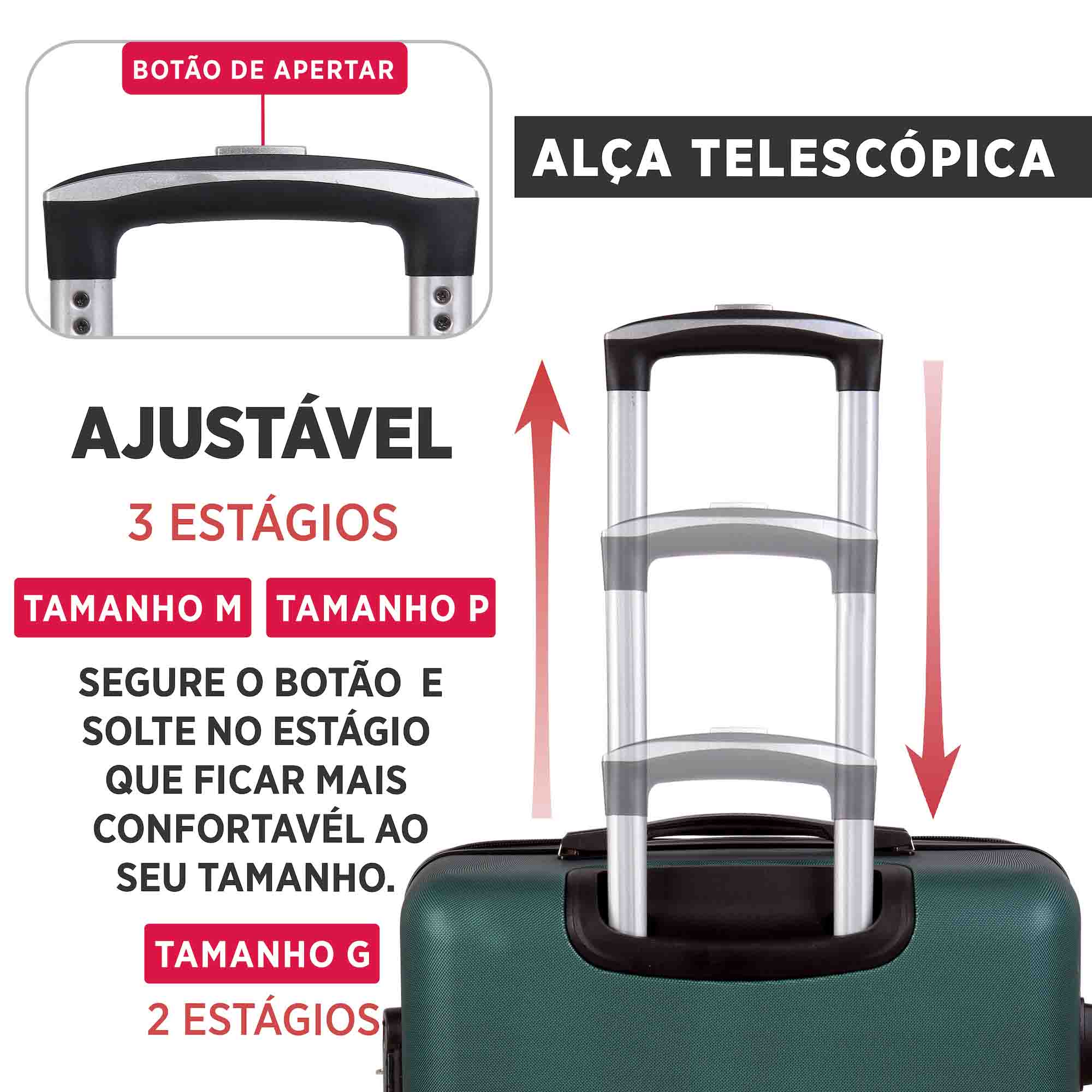 Santino 360° Rigid Holland Carry On Suitcase - AMZV202P