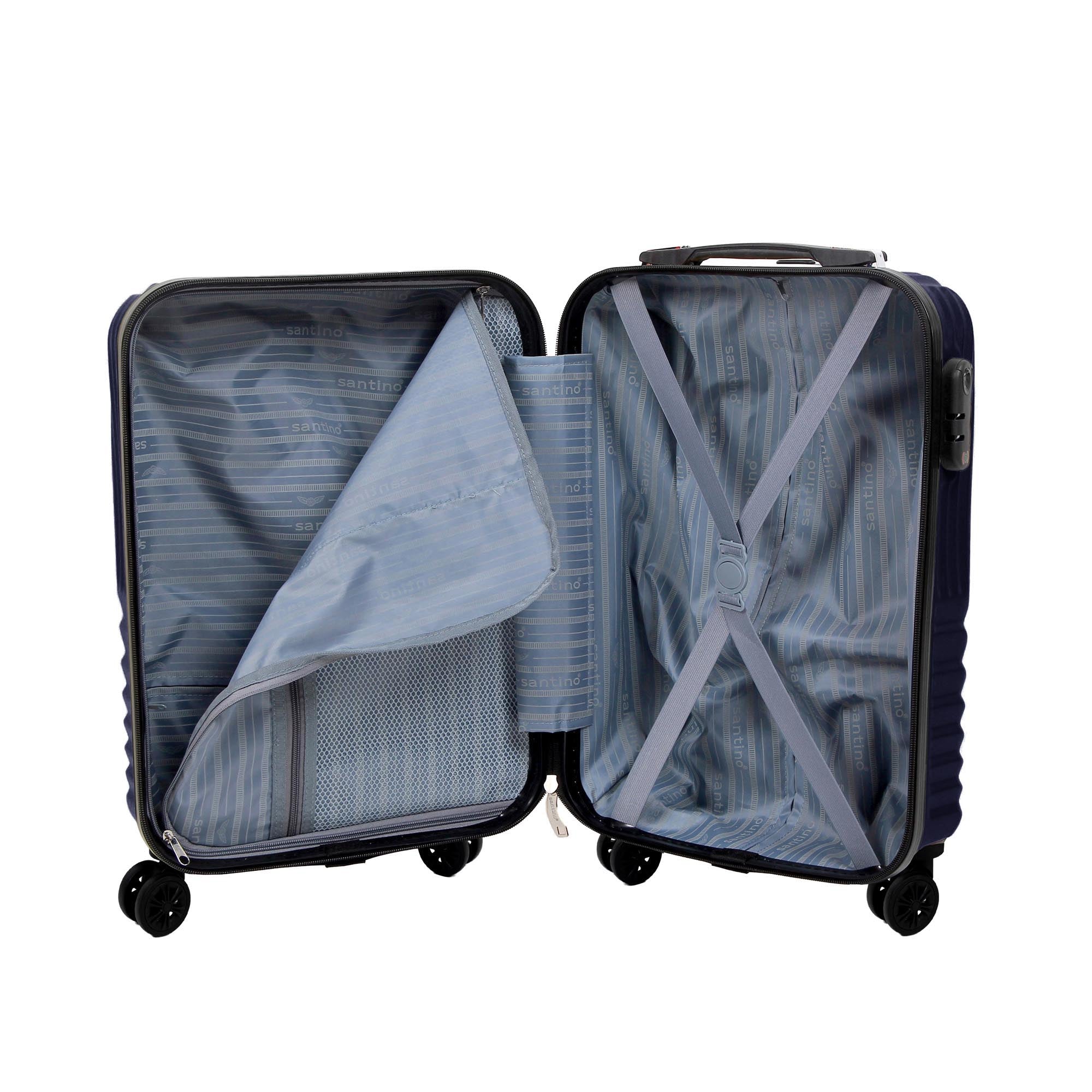 Vancouver Rigid Carry-On Suitcase with 4 Wheels 360º Santino AMZV205S