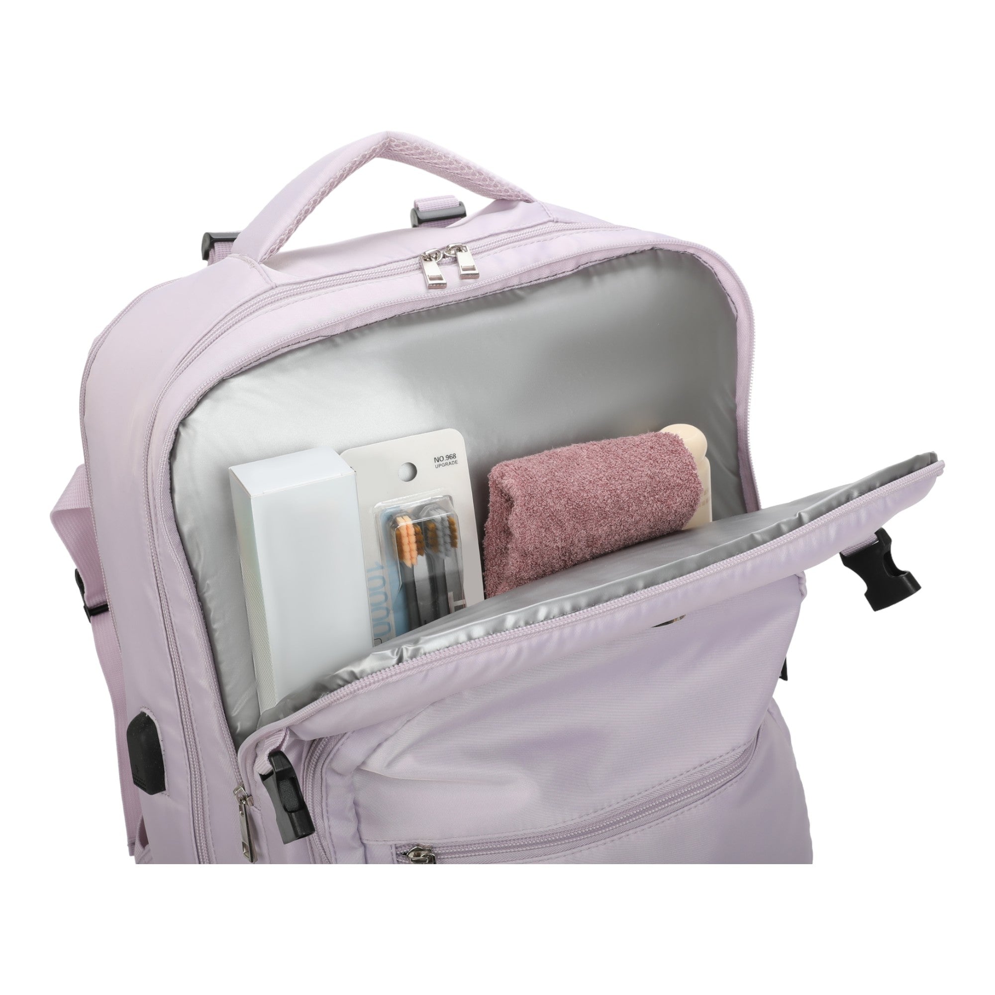 Oslo Pol Santino Notebook Backpack - SAN405U Lilac