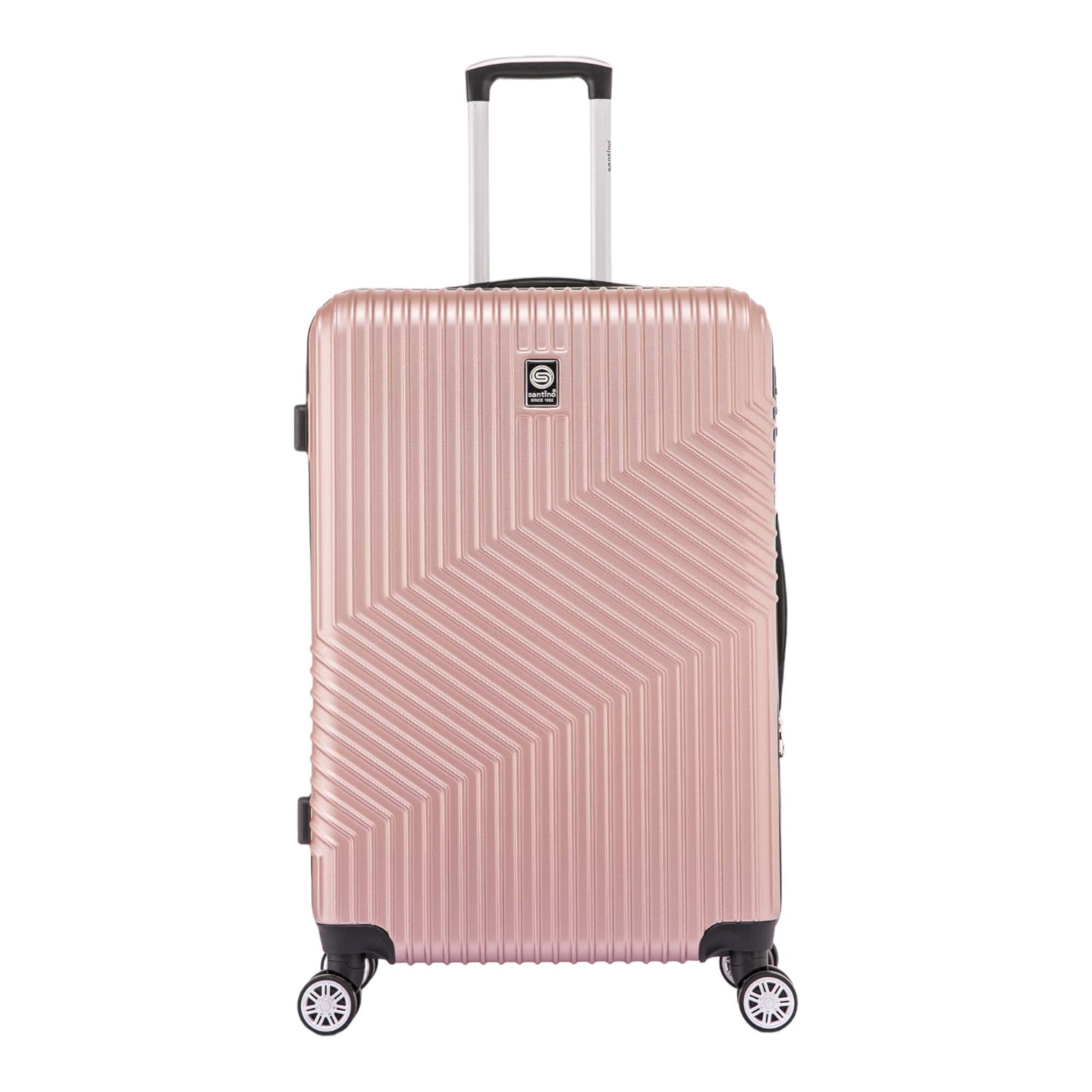 Santino Geometric Rigid 360° Travel Suitcase - ASAV7003G