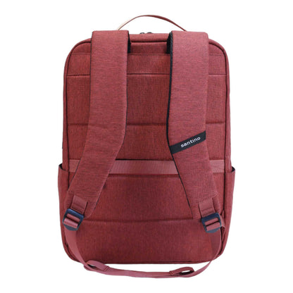 Pop Organizer Notebook Backpack by Santino Red Polyester