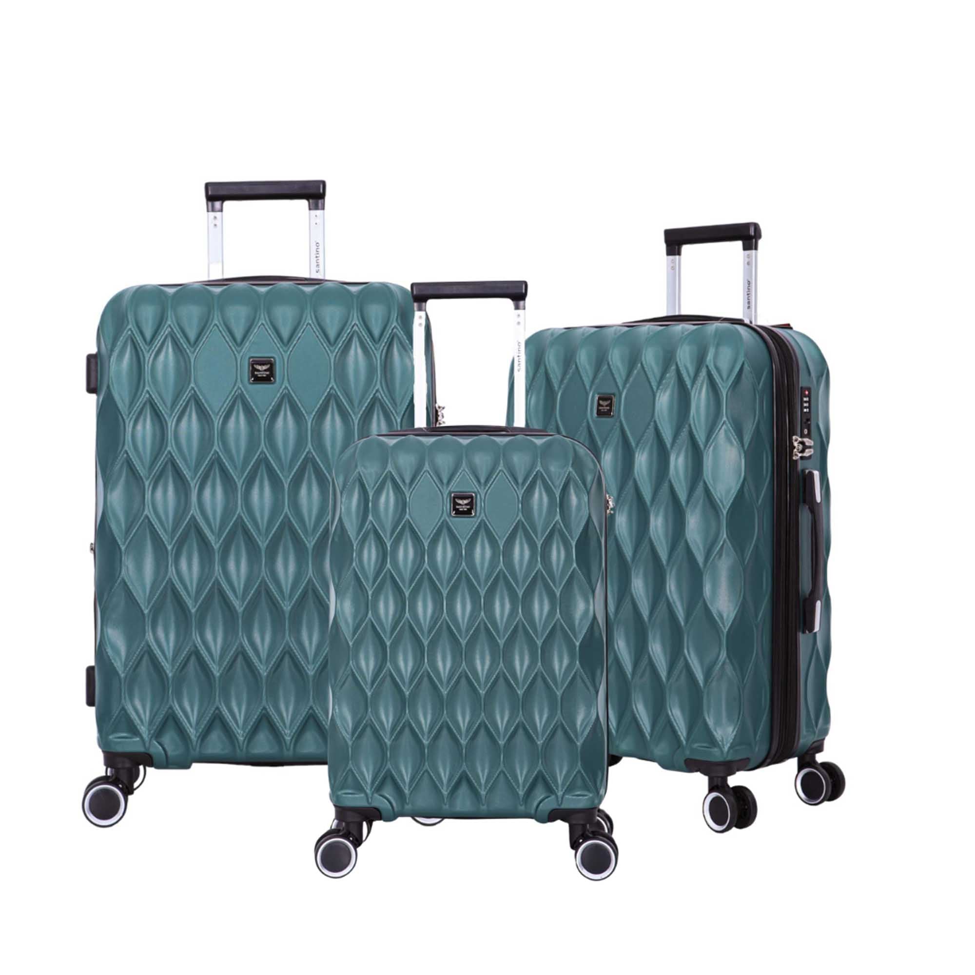 Marseille 3-Piece Rigid 360° Luggage Set Santino SDV224J
