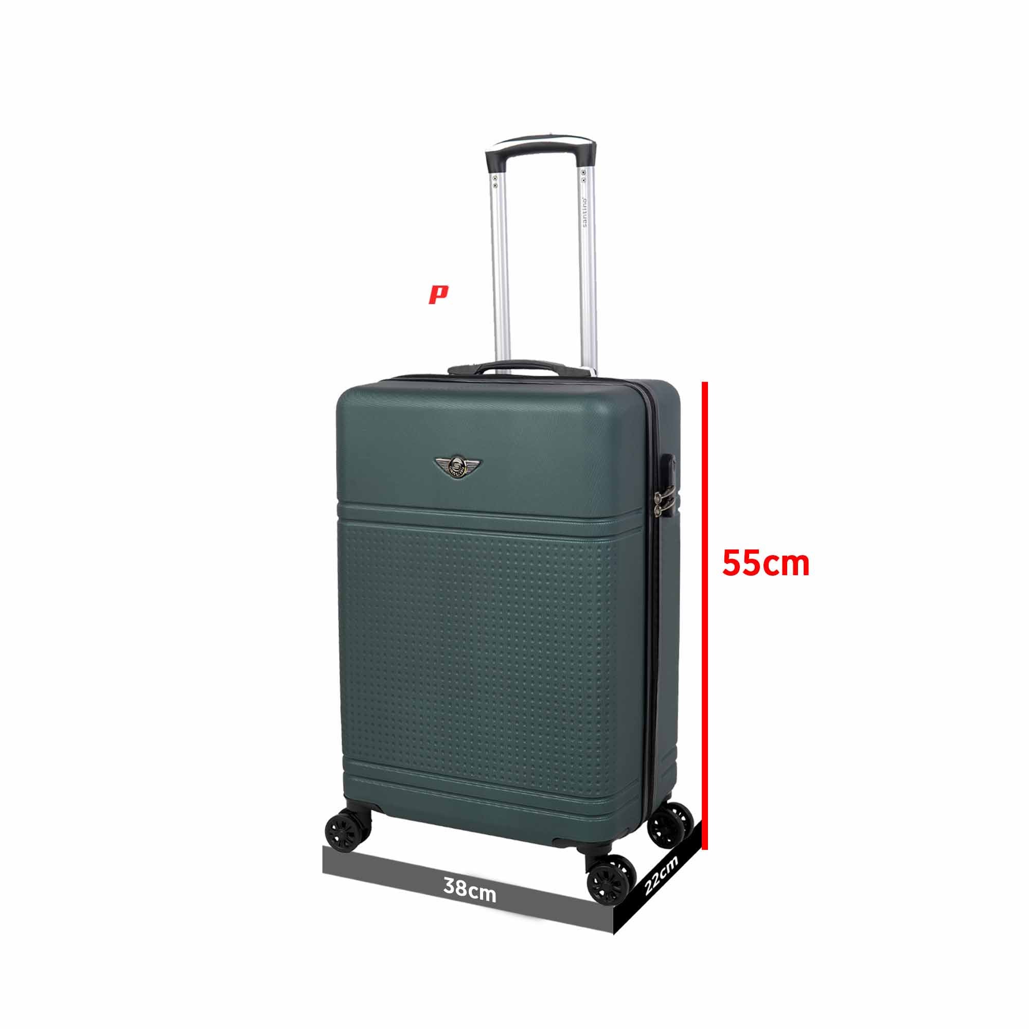 Santino 360° Rigid Holland Carry On Suitcase - AMZV202P