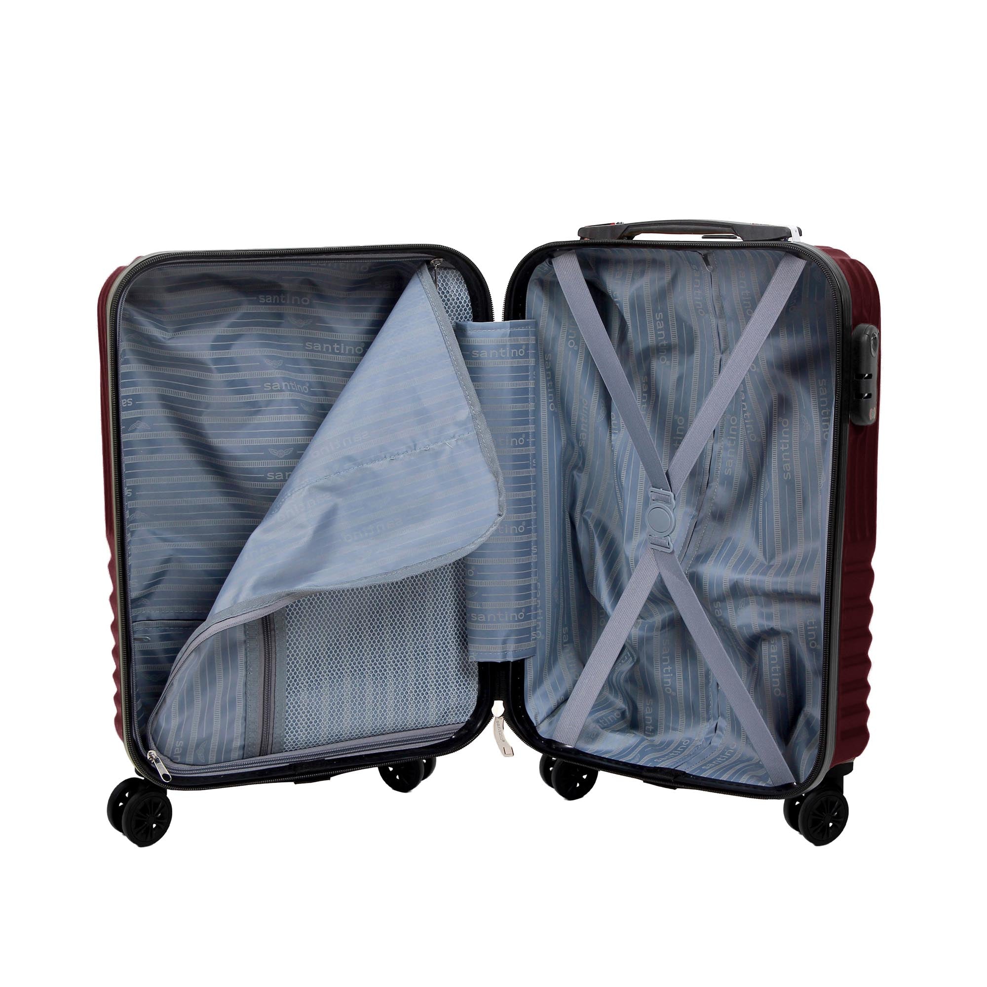 Vancouver Rigid Carry-On Suitcase with 4 Wheels 360º Santino AMZV205S