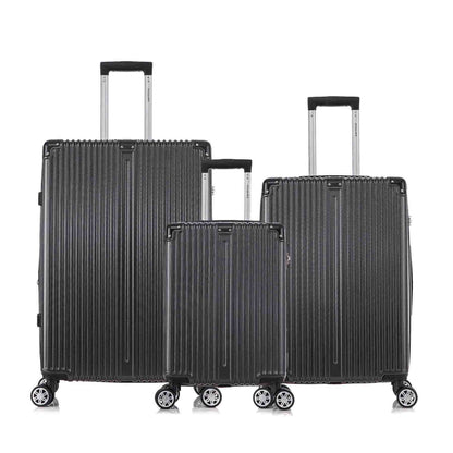 Santino MZV204J 3-Piece Dublin Rigid Luggage Set 360°