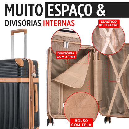 Kabri Rigid 360° Santino G Travel Suitcase - ABEV408G