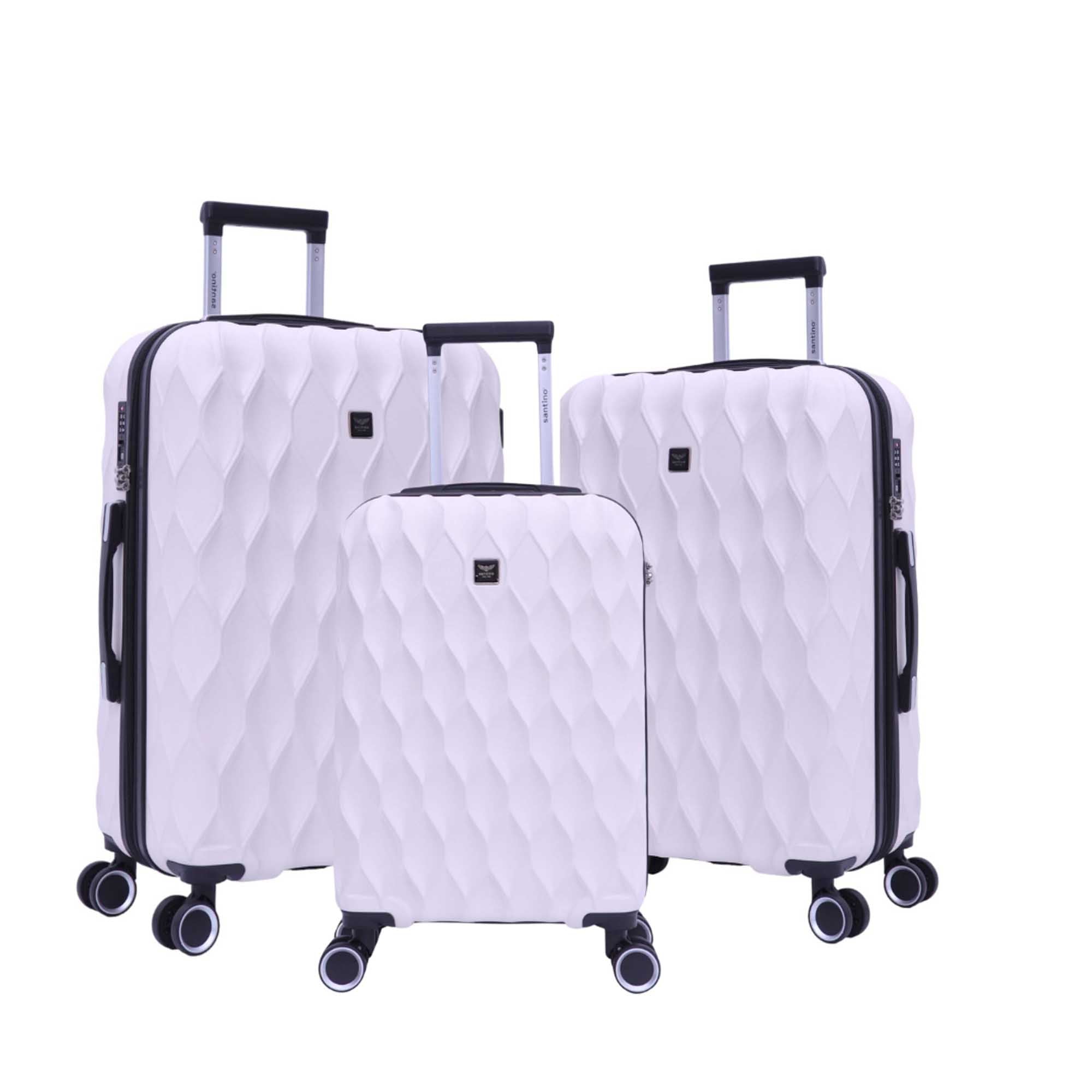 Marseille 3-Piece Rigid 360° Luggage Set Santino SDV224J