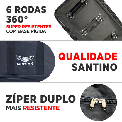 Olinda Polyester Travel Bag 6 Wheels Santino G ORS191U