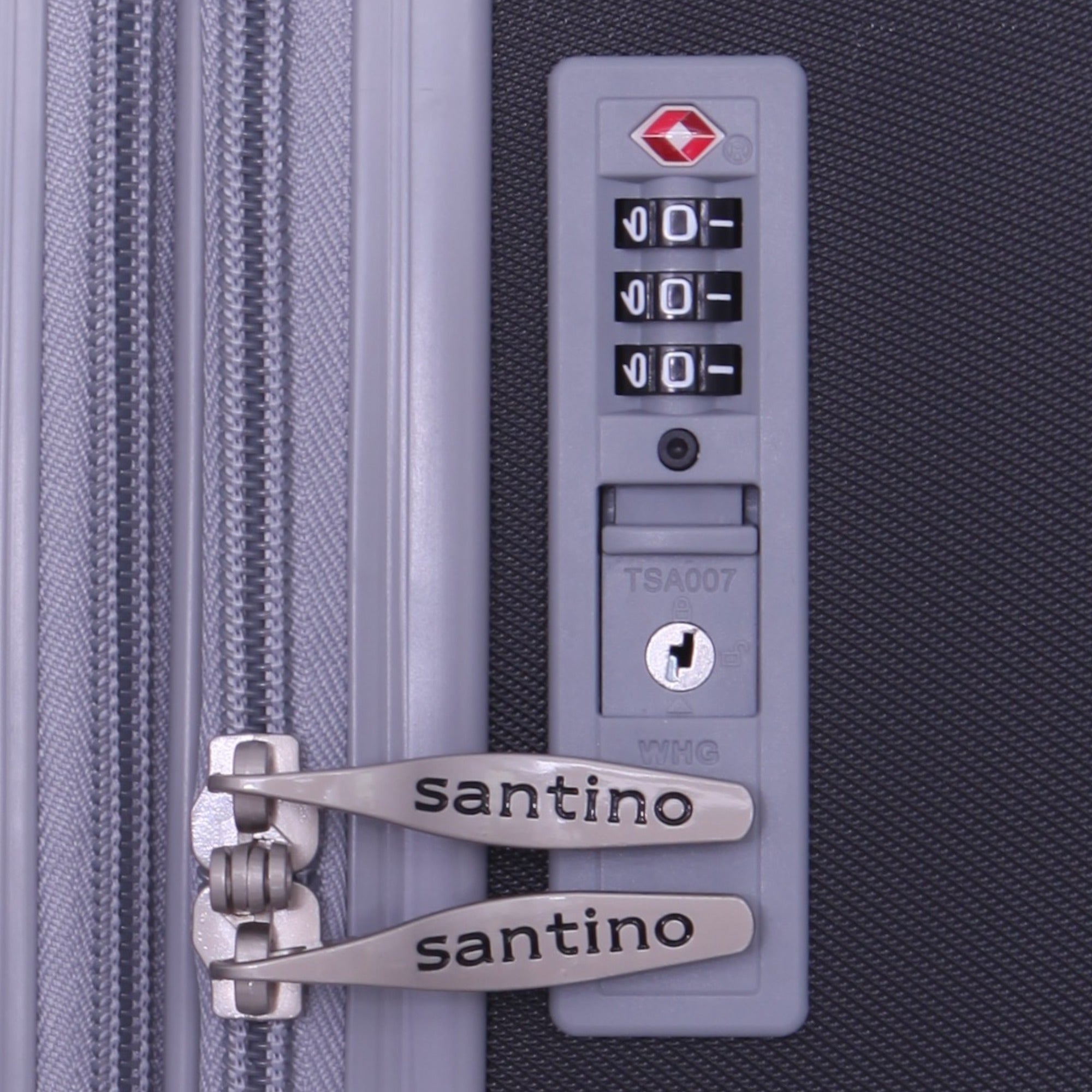 Santino SDV601J 3-Piece Long Beach Hardside Suitcase Set