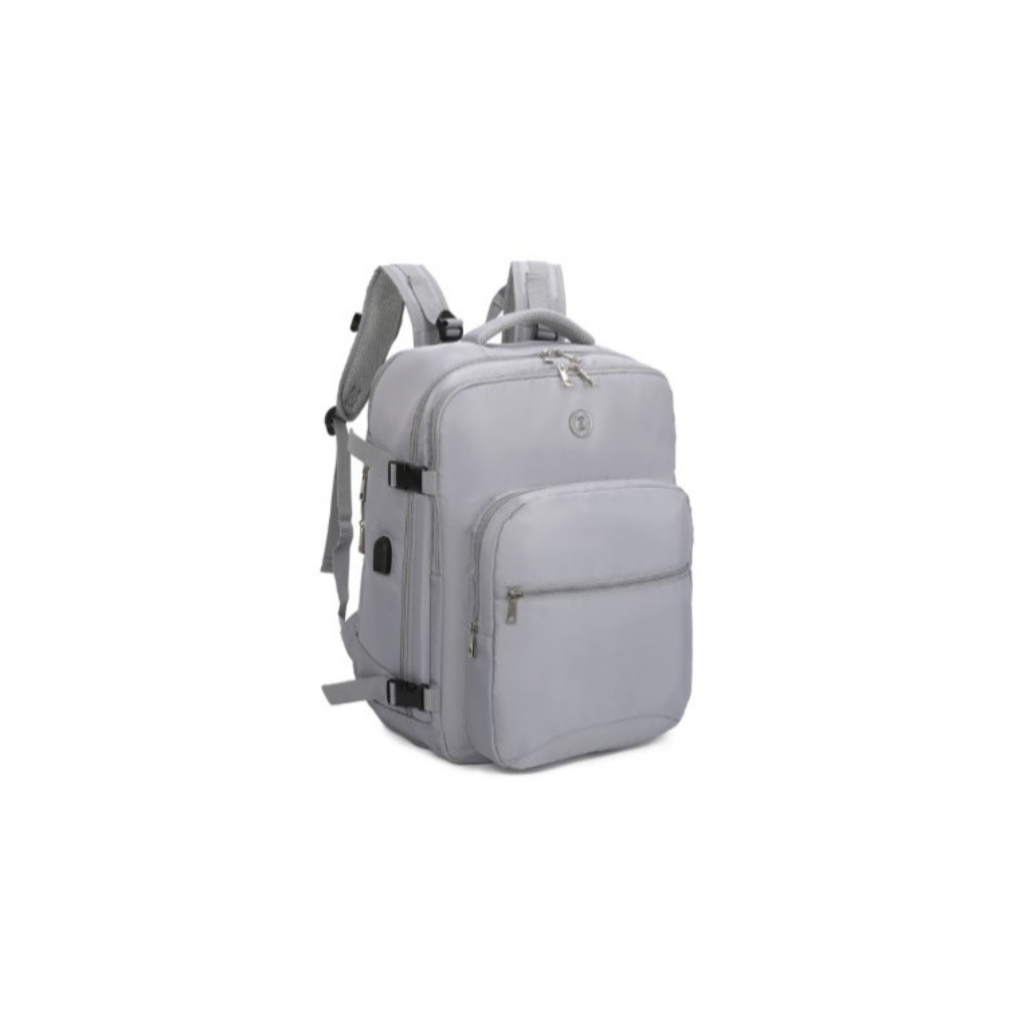 Oslo Pol Santino Laptop Backpack - SAN405U Grey