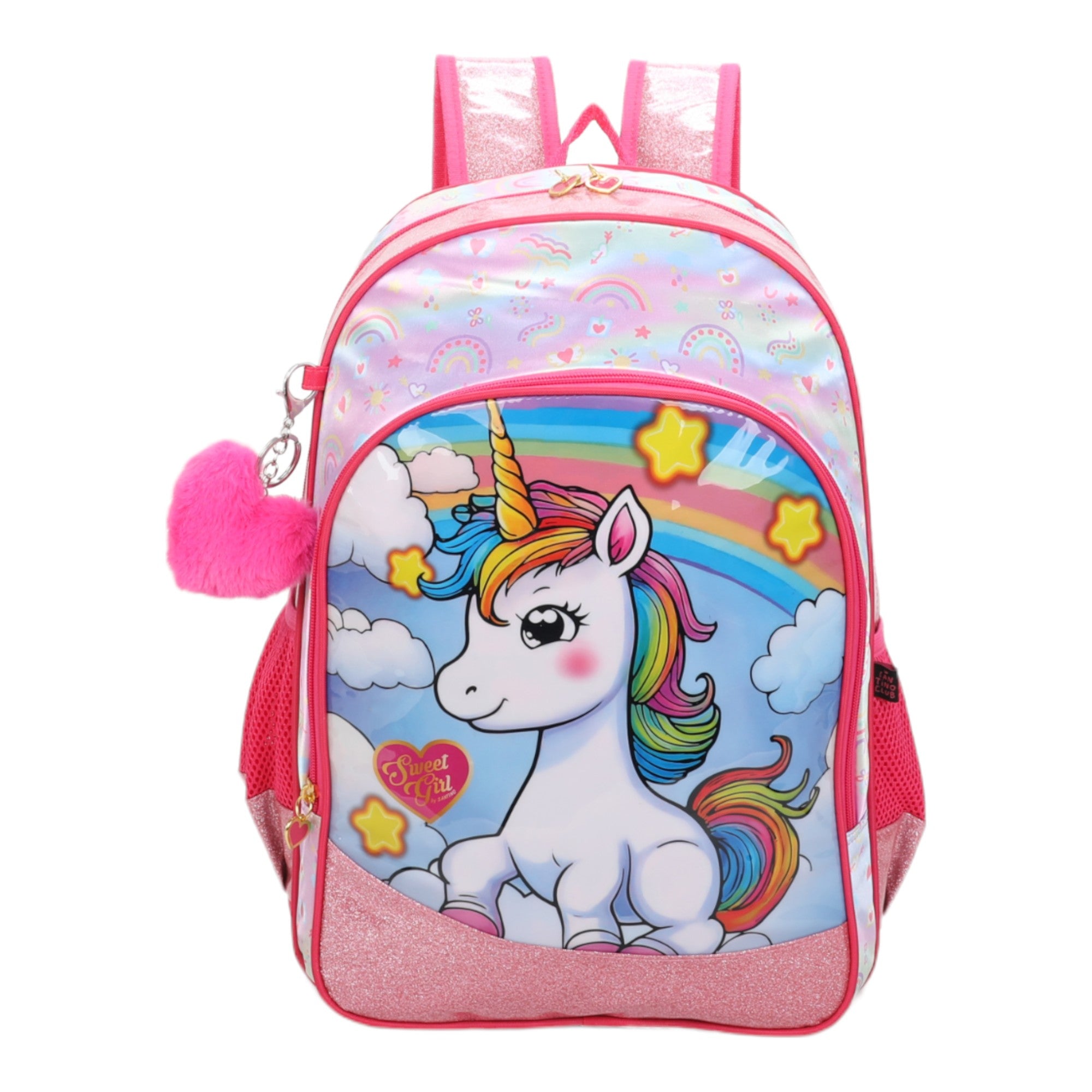 Sweet Girl Unicorn Backpack by Santino - SGM22U - Pink