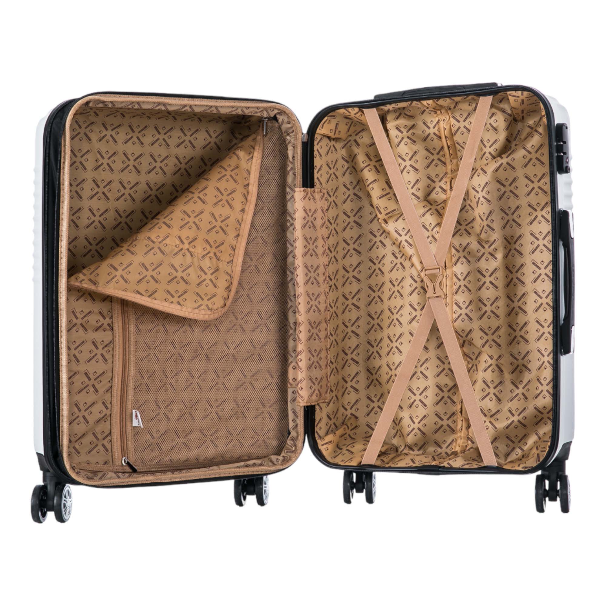 Santino Geometric Rigid 360° Suitcase - ASAV7003M