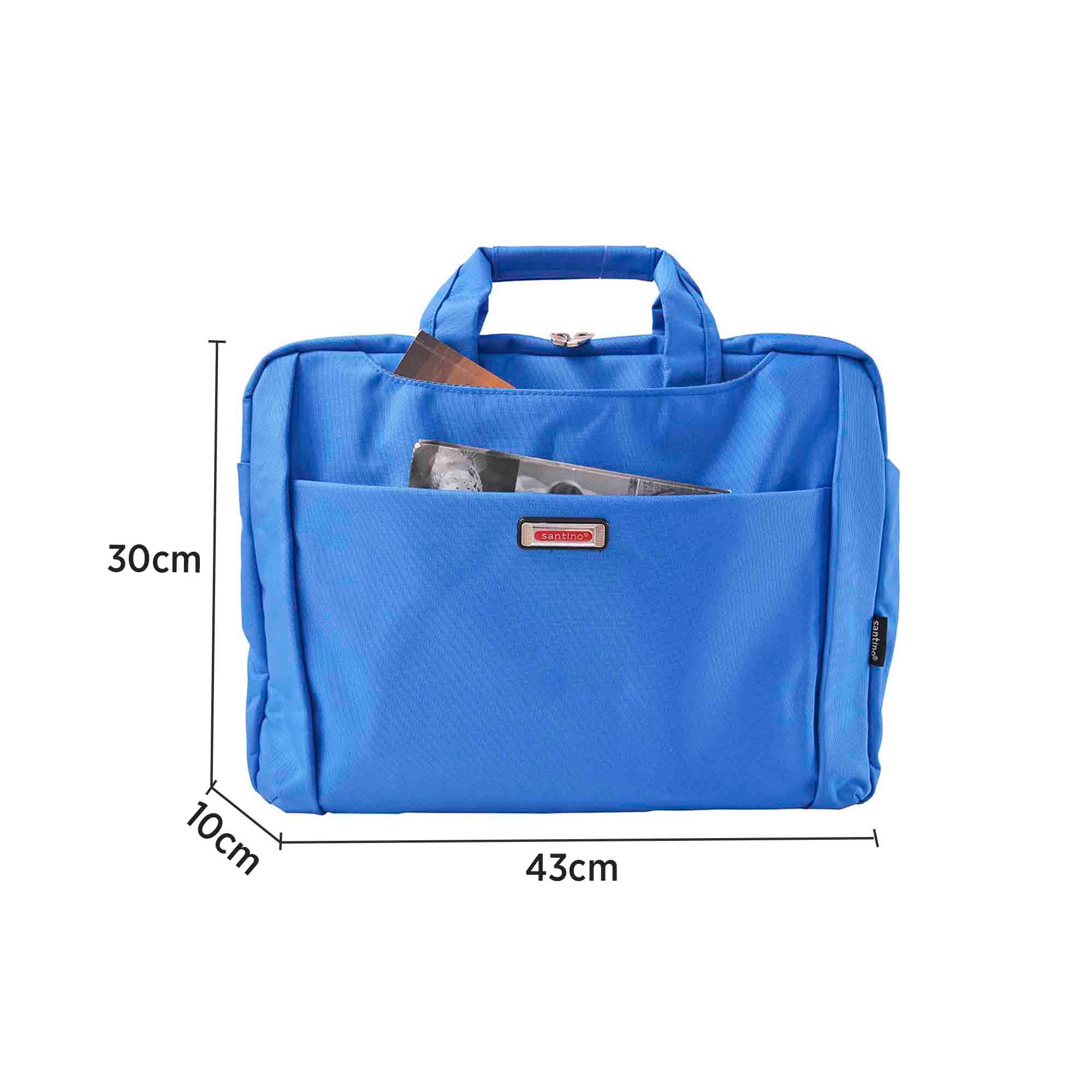 Santino Polyester Mit Notebook Folder BGP1911U Color: Turquoise Blue